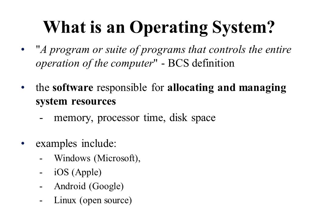 writing an operating system in lisp definition